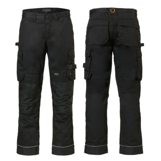 104.018.158 Workerline-Hosen mit stretch, grau/schwarz