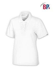 BP® Damen-Poloshirt, WEISS (50% BW/50% Polyester, 220 g/m²)