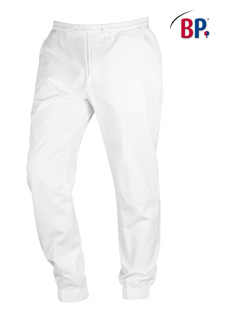 BP® Komforthose für Herren in weiß, 65% Baumwolle, 30% Polyester, 5% Elasthan ,260 g/m²