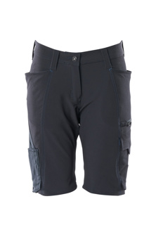 MASCOT® Accelerate Shorts, Damenpassform, Diamond, Stretch schwarzblau