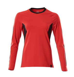 MASCOT® Accelerate T-Shirt, Langarm, Damen verkehrsrot/schwarz