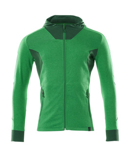 MASCOT® Accelerate Sweatshirt mit Kapuze, moderne Passform grasgrün/grün