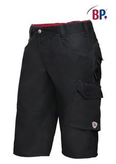 BP® Shorts  Farbe: schwarz  aus 65% Polyester / 35% Baumwolle 250g/m²