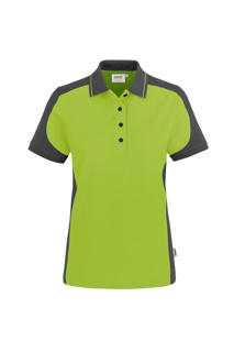 239-40 HAKRO Damen Poloshirt Contrast Mikralinar®, kiwi
