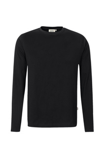 Longsleeve Performance Shirt, schwarz (50% BW/50% Polyester, 200 g/m²)