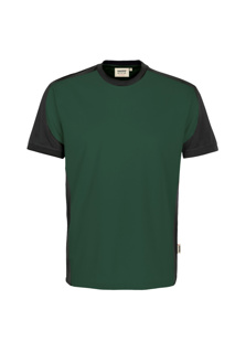 T-SHIRT-CONTRAST PERFORMANCE, Farbe tanne/anthrazit