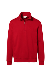 Zip-Sweatshirt Premium, ROT (70% BW/30% Polyester, 300 g/m²)