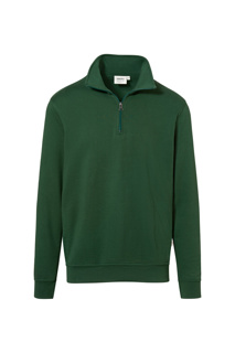 451-72 HAKRO Zip-Sweatshirt Premium, tanne