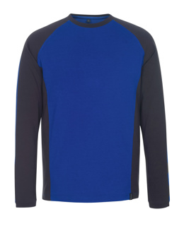 MASCOT® BIELEFELD T-Shirt, KORNBLAU/SCHWARZBLAU (60% BW, 40% Polyester/ 195 g/m²)