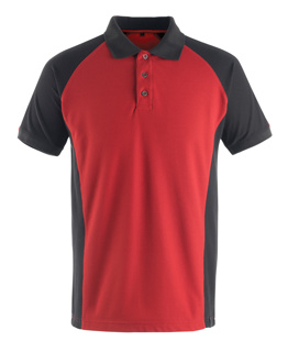 MASCOT® Bottrop Polo-shirt rot/schwarz
