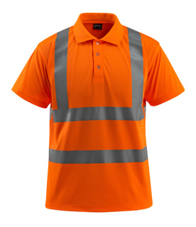 MASCOT® BOWEN Polo-Shirt, ORANGE (100% Polyester/ 130 g/m²)