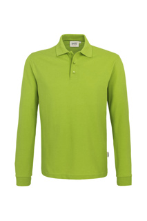 Longsleeve-Poloshirt Performance, KIWI (50% BW/50% Polyester, 220 g/m²)
