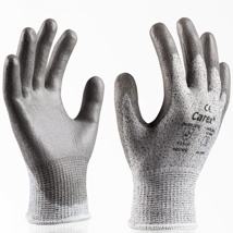Art. 13660   Schnittschutzhandschuh mit Beschichtung,  Farbe: weiß/grau