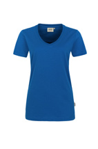 181-10 HAKRO Damen V-Shirt Mikralinar®, royalblau