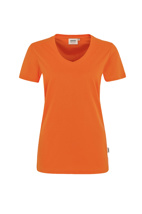 181-27 HAKRO Damen V-Shirt Mikralinar®, orange