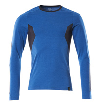 MASCOT® Accelerate T-shirt azurblau/schwarzblau