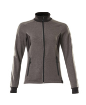 MASCOT® Accelerate Sweatshirt mit Reißverschluss dunkelanthrazit/schwarz