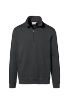 451-28 HAKRO Zip-Sweatshirt Premium, anthrazit