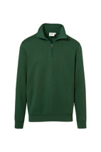 451-72 HAKRO Zip-Sweatshirt Premium, tanne