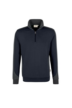 476-34 HAKRO Zip-Sweatshirt Contrast Mikralinar®, tinte