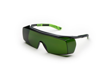 5X7 Welding 3 Überbrille, gun metallic/gru?n, Scheibe grün