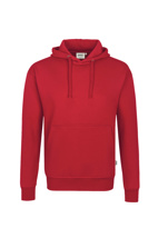 601-02 HAKRO Kapuzen-Sweatshirt Premium, rot