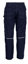 MASCOT® ADVANCED Shorts mit Hängetaschen, SCHWARZBLAU ( 93%Nylon/7% Elasthan, 250g/m²