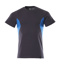 MASCOT® Accelerate T-Shirt, moderne Passform schwarzblau/azurblau