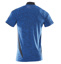 MASCOT® Accelerate Polo-shirt azurblau/schwarzblau