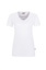181-01 HAKRO Damen V-Shirt Mikralinar®, weiß