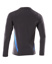 Sweatshirt, moderne Passform, schwarzblau/azurblau