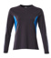 MASCOT® Accelerate T-Shirt, Langarm, Damen schwarzblau/azurblau