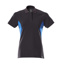 MASCOT® Accelerate Polo-Shirt, Damen schwarzblau/azurblau