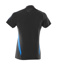 MASCOT® Accelerate Polo-Shirt, Damen schwarzblau/azurblau