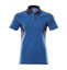 MASCOT® Accelerate Polo-Shirt, Damen azurblau/schwarzblau