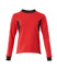 MASCOT® Accelerate Sweatshirt, Damen verkehrsrot/schwarz