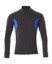 MASCOT® Accelerate Sweatshirt mit Reißverschluss,modern Fit schwarzblau/azurblau