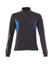 MASCOT® Accelerate Sweatshirt mit Zipper, Damen schwarzblau/azurblau