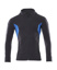 MASCOT® Accelerate Sweatshirt mit Kapuze, moderne Passform schwarzblau/azurblau