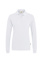 215-01 HAKRO Damen Longsleeve-Poloshirt Mikralinar®, weiß