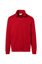 451-02 HAKRO Zip-Sweatshirt Premium, rot