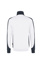476-01 HAKRO Zip-Sweatshirt Contrast Mikralinar®, weiß/anthrazit