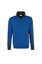 476-10 HAKRO Zip-Sweatshirt Contrast Mikralinar®, royalblau/anthrazit
