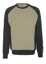 MASCOT® WITTEN Sweatshirt, HELLKHAKI/SCHWARZ (60% BW/40% Polyester, 340 g/m²)