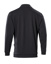 TRINIDAD, Polo Sweatshirt, 60% BW/40% Pol., schwarz