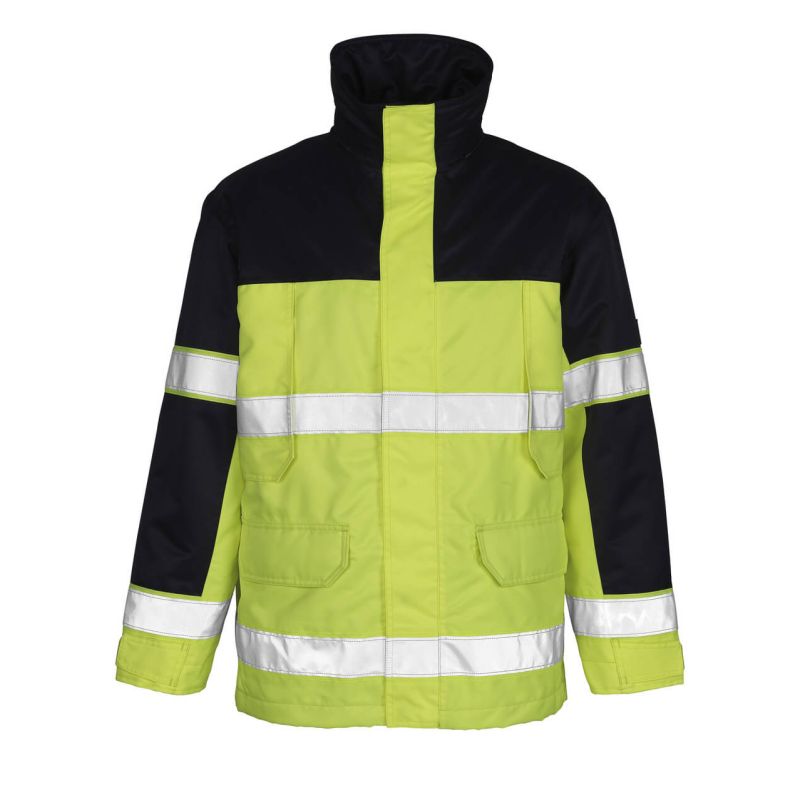 MASCOT® SAVONA Jacke, GELB/MARINE (100% Polyester (Mascottex®), 240 g/m²)