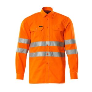 MASCOT® JONA Hemd, ORANGE (70% Polyester/30% BW, 200 g/m²)
