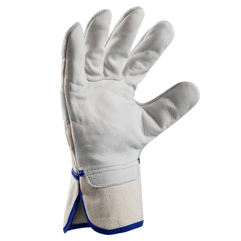 Art. 0168/KW DINO® IV Rindlederhandschuh, Farbe: grau/beige (natur) - Image 2