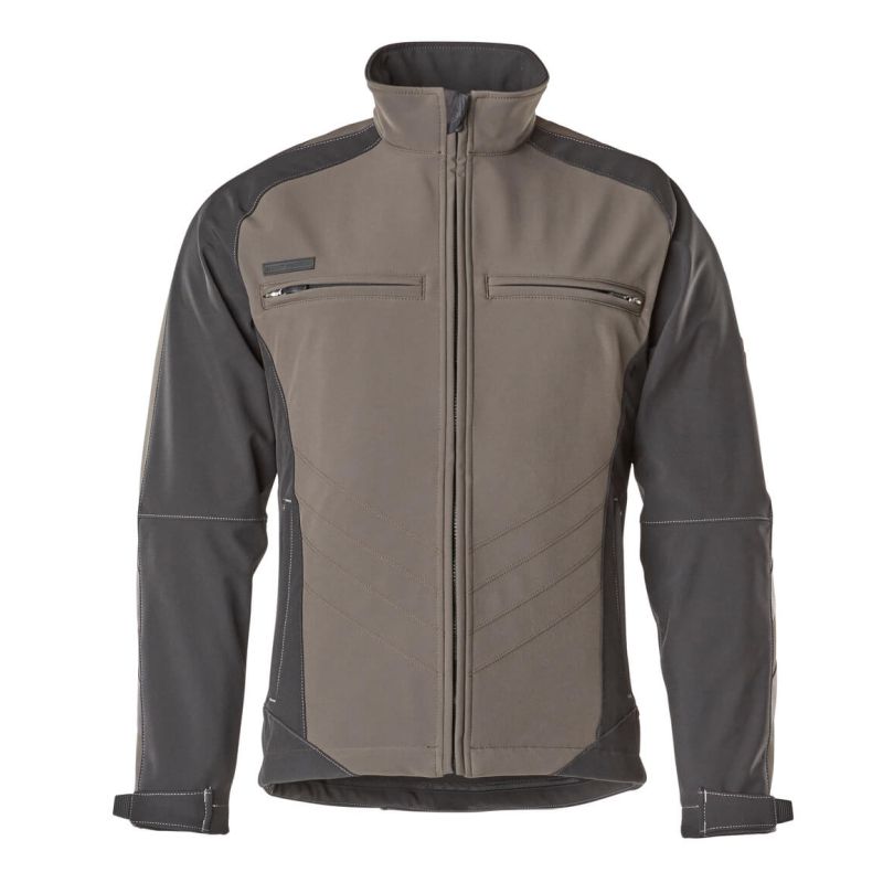 MASCOT® Dresden Softshelljacke dunkelanthrazit/schwarz