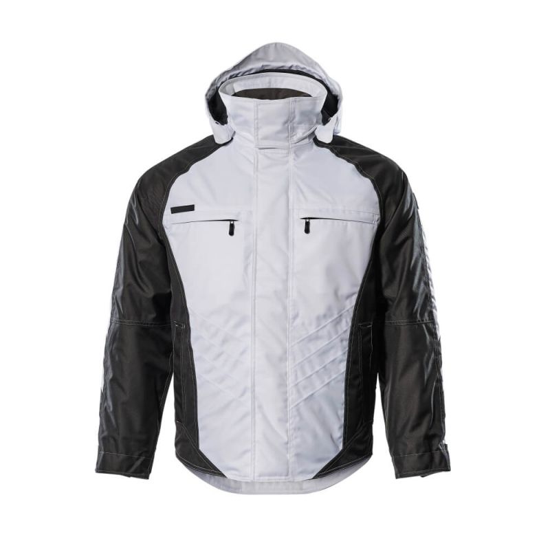 MASCOT® FRANKFURT Pilotjacke, WEISS/DUNKELANTHRAZIT (100% Polyester/255 g/m²)